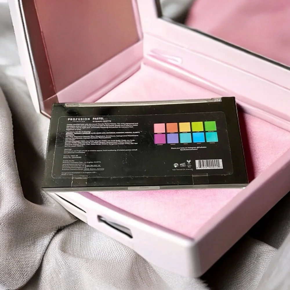 💎 Profusion Cosmetics PASTEL 10 SHADE PALETTE New